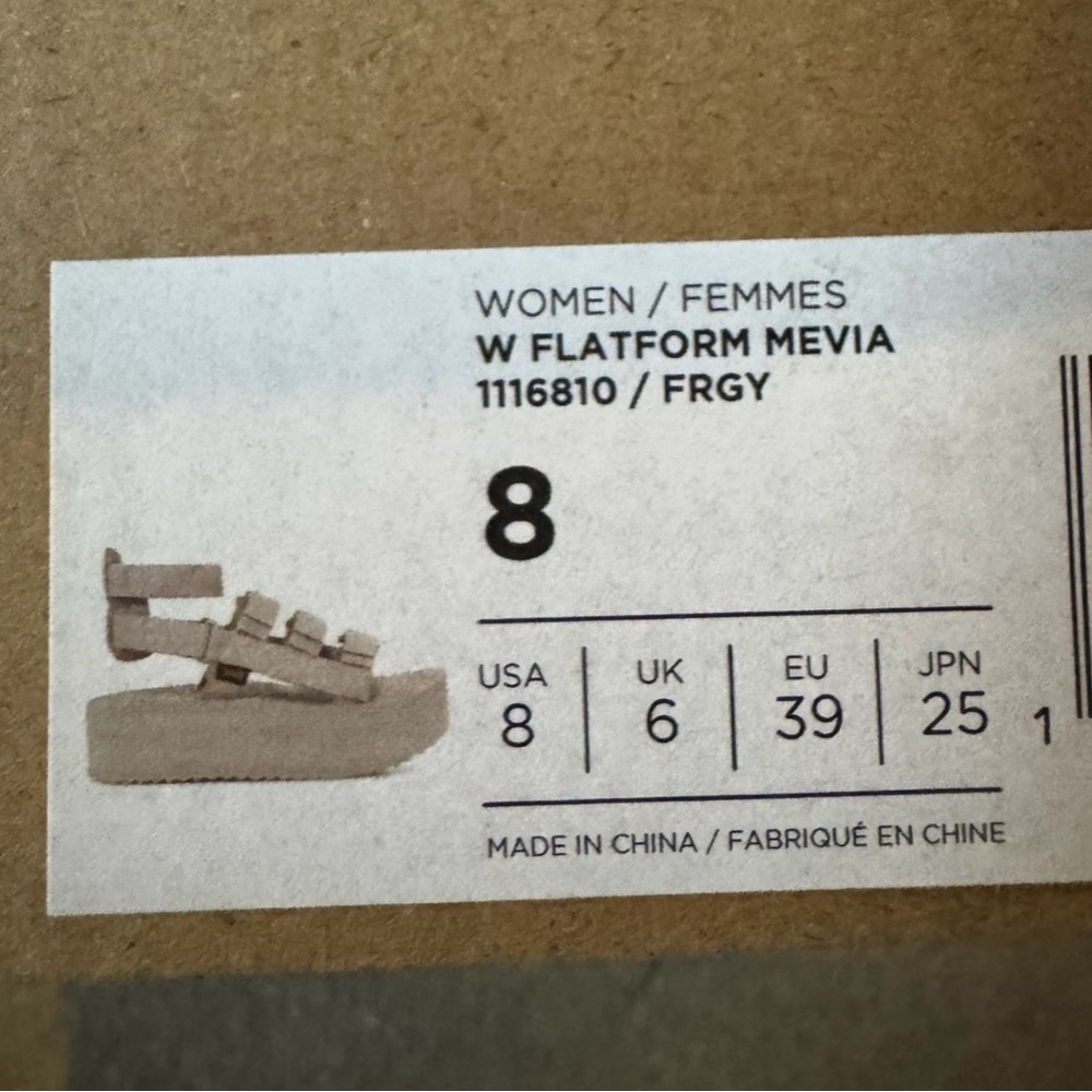 Teva Women's Flatform Mevia Sandals - Tan